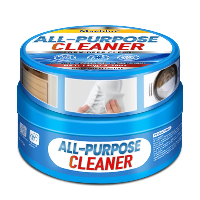 No-Scrub White Shoe Cleaner Cream – Waterless Stain Remover for Sneakers, Leather Care with Brush Included